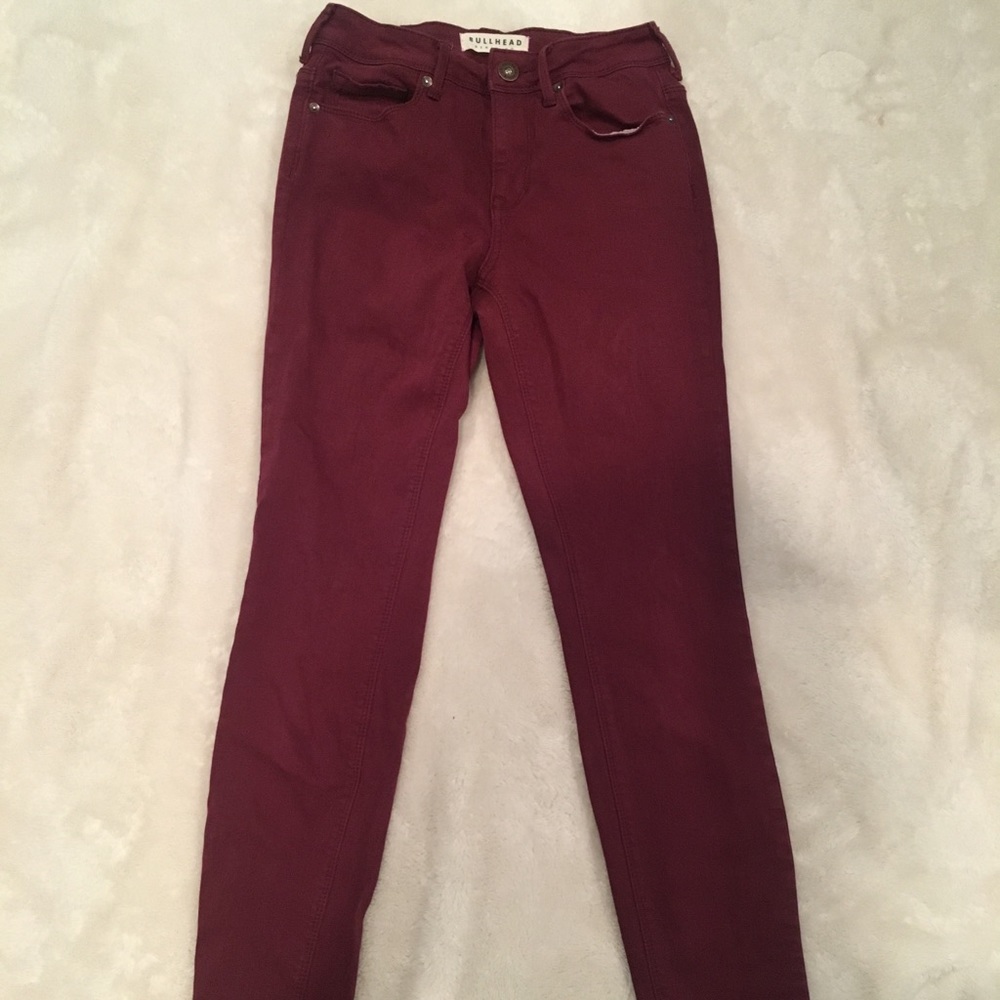 High waisted skinny jeans